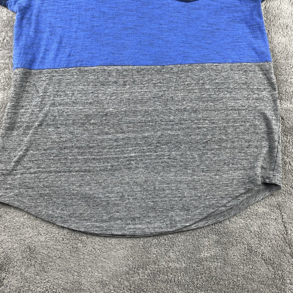 Urban Pipeline T-Shirt Short Sleeve Mens Medium Gray Blue Colorblock - Picture 2 of 15